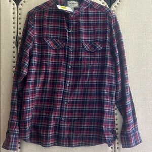 Flag & Anthem NWT Flannel Plaid Button Down Shirt Size large